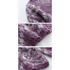 image:imageCHARTOU Womens Oversized V Neck Diamond Knitted Sweater Pullover KnitwearPurple