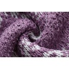 image:imageCHARTOU Womens Oversized V Neck Diamond Knitted Sweater Pullover KnitwearPurple