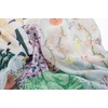 image:imageCHARTOU Women Boho Floral Printed Long Dress Summer Lantern Half Sleeve Beach Flowy Loose Swing Chiffon SundressDark Green