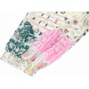 image:imageCHARTOU Women Boho Floral Printed Long Dress Summer Lantern Half Sleeve Beach Flowy Loose Swing Chiffon SundressDark Green