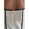 image:imageCHARTOU Women Strap Contrast Trim Linen Tank Long Dress Elegant Zip Up Back Smocked Party Flowy DressApricot