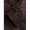 image:imageCHARTOU Women Oversized Corduroy Trench Coat Double Breasted Long Midi Jacket with BeltBrown