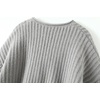 image:imageCHARTOU Women Cardigan Sweater Button Down Rolled Chunky Knit Slouchy Cardigan CoatGrey