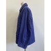 image:imageCHARTOU Womens Oversized Denim Jacket Boyfriend Cargo Jean Shacket Lapel Short Trench Coat with PocketsBlue