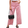 image:imageCHARTOU Women Leopard Wide Leg Jeans Baggy Elastic Waist Frayed Hem Denim Cheetah Print Pants with PocketsPink