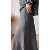 image:imageCHARTOU Two Pieces Skirt Sets for Women Winter Fashion 2025 Sequins Sweater Dress Lounge Travel OutfitsGrey