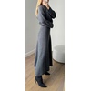 image:imageCHARTOU Two Pieces Skirt Sets for Women Winter Fashion 2025 Sequins Sweater Dress Lounge Travel OutfitsGrey