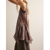 image:imageCHARTOU Women Lace Trim Sheer Baby Mini Slip Dress Sexy Base Layer Summer Beach Coverups Vacation OutfitsGreen