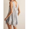 image:imageCHARTOU Women Lace Trim Sheer Baby Mini Slip Dress Sexy Base Layer Summer Beach Coverups Vacation OutfitsGrey