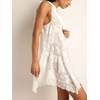 image:imageCHARTOU Women Lace Trim Sheer Baby Mini Slip Dress Sexy Base Layer Summer Beach Coverups Vacation OutfitsWhite