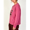 image:imageCHARTOU Women Y2k Knit Sweater Cute Graphic Oversized Pullover Crewneck Fall JumperRose