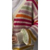image:imageCHARTOU Womens Oversized Rainbow Striped Sweater Colorful Open Front Cardigan TopsMulticolor