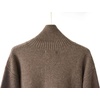 image:imageCHARTOU Women Button Down Cardigan Stand Collar Knit Coat Fall Oversized SweaterBrown