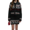 image:imageCHARTOU Women Cute Sweater Skirt Set 2 Piece Outfits Fall Fair Isle Crop Cardigan Stretch Pencil Mini SkirtDark Grey