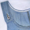 image:imageCHARTOU Women Sleeveless Denim Dress Short Jean Overall Summer Shift Mini Dress Western Tank Jumper Dress PocketBlue