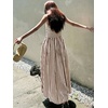 image:imageCHARTOU Womens 2026 Summer Striped Maxi Dress Sexy Spaghetti Strap Back Smocked Flowy Vacation Long DressCoffee