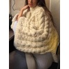 image:imageCHARTOU Women Chunky Cable Knit Sweater Oversized Crewneck Pullover Sweater Fall Long Sleeve Tunic KnitwearKhaki