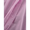 image:imageCHARTOU Womens Cotton Pants Sets 2 Piece Outfits V Neck Button Vest Wide Leg Palazzo Casual Work SuitsPink