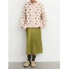 image:imageCHARTOU Polka Dot Cardigan Sweaters for Women Contrast Rib Knit Trim Casual JumperPink
