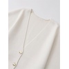 image:imageCHARTOU Women Fashion Summer Short Sleeve Knit Sweaters Vest Casual V Neck Button Down Crop Cardigan ClothesWhite