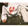image:imageCHARTOU Women Long Sleeve Sweaters Pullover Fall Winter Crewneck Lobster Knit JumperBeige