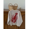 image:imageCHARTOU Women Long Sleeve Sweaters Pullover Fall Winter Crewneck Lobster Knit JumperBeige