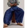image:imageCHARTOU Women Pull On Wide Leg Jeans Baggy Elastic Midi Waist Denim Balloon Pants Y2k Lotus Jeans SweatpantsDark Blue