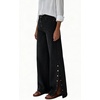 image:imageWomen High Waist Wide Leg Jeans Side Rivet Stud Split Flare Casual Denim PantsBlack