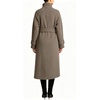 image:imageWomen Funnel Collar Belted Wool Blend Coat Wrap Mid Long Trench OvercoatTaupe