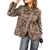 Chocolate Brown Paisley