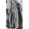image:imageWomen Oversized Summer Casual Stripes Cargo Jumpsuit Wide Leg Bib Overall Striped Linen Pants Dungarees PocketBlack Plaid