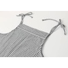 image:imageWomen Oversized Summer Casual Stripes Cargo Jumpsuit Wide Leg Bib Overall Striped Linen Pants Dungarees PocketGrey Stripe