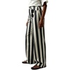 image:imageCHARTOU Women Loose Striped Jeans High Waisted Wide Leg Denim Pants with PocketsBlack