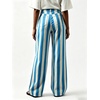 image:imageCHARTOU Women Loose Striped Jeans High Waisted Wide Leg Denim Pants with PocketsBlue