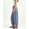 image:imageCHARTOU Women Y2k Barrel Jeans Loose High Rise Crop Wide Leg Seam Front Denim PantsBlue Leopard