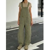 image:imageY2k Barrel Jeans Overalls Womens Boyfriend Denim Jumpsuit Cargo Patchwork Baggy Jeans Cropped PantsArmy Green