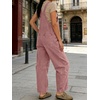 image:imageY2k Barrel Jeans Overalls Womens Boyfriend Denim Jumpsuit Cargo Patchwork Baggy Jeans Cropped PantsRed