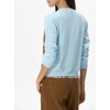 image:imageCHARTOU Women Argyle Sweater Cardigan Fall Crewneck Button Down Long Sleeve Knit TopLight Blue