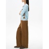 image:imageCHARTOU Women Argyle Sweater Cardigan Fall Crewneck Button Down Long Sleeve Knit TopLight Blue