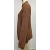 image:imageCHARTOU Women Loose Quarter Zip Pullover Sweater Half Zip Rib Knit Turtleneck Sweater Jumper TopDark Brown