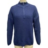 image:imageCHARTOU Women Loose Quarter Zip Pullover Sweater Half Zip Rib Knit Turtleneck Sweater Jumper TopNavy