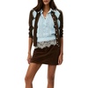 image:imageCHARTOU Women Argyle Sweater Cardigan Fall Crewneck Button Down Long Sleeve Knit TopCoffee