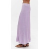 image:imageWomen Long Winter Sweater Skirt Elastic Waist Accordion Pleated Pencil Knit SkirtPurple
