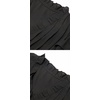 image:imageCHARTOU Women Casual V Neck Short Sleeve Ruffle Mini Dress T Shirt Shift Dress Flowy Tunic Dress Beach SundressBlack