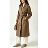 image:imageWomens Long Wool Coat Elegant Warm Winter Wrap Trench Overcoat with Belt  Lapel Collar Wrap Wool Coat Belted Long Winter Wool PeaCoat Midi Wool Blend Trench OvercoatCamel