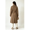 image:imageWomens Long Wool Coat Elegant Warm Winter Wrap Trench Overcoat with Belt  Lapel Collar Wrap Wool Coat Belted Long Winter Wool PeaCoat Midi Wool Blend Trench OvercoatCamel