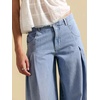 image:imageCHARTOU Women Y2k Lotus Jeans Tie Balloon Wide Leg Denim Pants Mid Waist Cargo Baggy Jeans Sweatpants MediumBlue