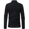 image:imageMens Denim Jacket Casual Regular Fit Button Down Long Sleeve Jean Trucker JacketBlack