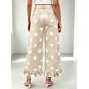 image:imageWomen Denim Camo Pants Y2k Ruffle Hem Cropped Wide Leg Jeans with PocketsKhaki