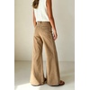 image:imageWomen High Waist Wide Leg Jeans Side Rivet Stud Flare Casual Denim PantsKhaki